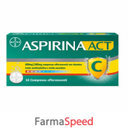 aspirinaact*10cpr eff800+480mg