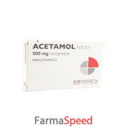 acetamol*ad 20 cpr 500 mg