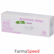 aciclovir (alter)*crema derm 3 g 5%