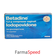 betadine*10 cpr vag 200 mg