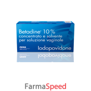 betadine*soluz vag 5 flaconi + 5 fiale 10 ml 10% + 5 cannule