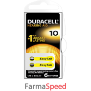 duracell easy tab 10 giallo