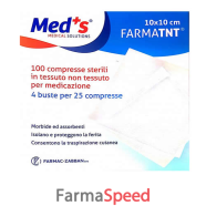 garza meds tnt 10x10cm 100pz