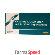 glicerolo - adulti supposte 18 supposte