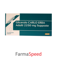 glicerolo (montefarmaco)*ad 18 supp 2.250 mg