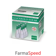 glicerolo (sofar)*ad 6 contenitori monodose 6,75 g soluz rett con camomilla e malva