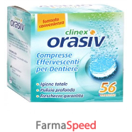 orasiv clinex 56cpr effervesc