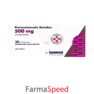paracetamolo (sandoz)*20 cpr 500 mg