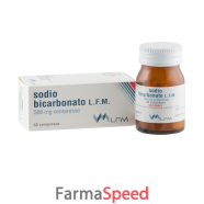sodio bicarbonato (laboratorio farmacologico milanese)*50 cpr 500 mg flacone