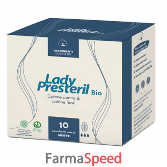 lady presteril pocket notte bio 10 pezzi