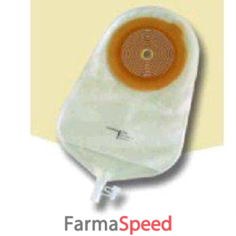 sacca per urostomia convessa trasparente alterna mio uro con multichamber misura foro 28mm capacita' maxi 465ml 10 pezzi articolo 12995