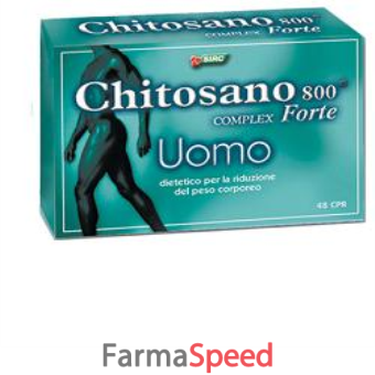 chitosano 800 complex forte uomo 48 compresse