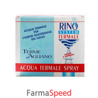 rinosystem termale spray 8 flaconcini 15 ml