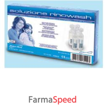 rinowash soluzione salina ipertonica per pulizia naso 10 fiale 10 ml