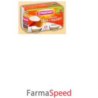 plasmon omogeneizzato yogurt pera 120 g x 2 pezzi