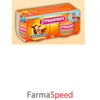 plasmon omogeneizzato vitello 120 g x 2 pezzi