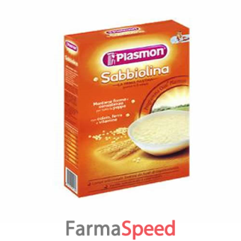 plasmon primi mesi sabbiolina 320 g 1 pezzo