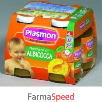 plasmon nettare di albicocca 125 ml x 4 pezzi