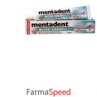 mentadent dentifricio microgranuli 75 ml