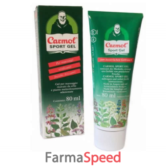 carmol sport gel massaggio 80 ml