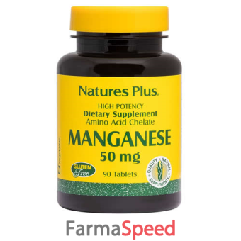 manganese chelato 50 mg 90 tavolette