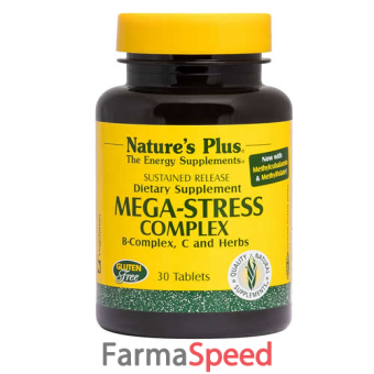 mega stress complesso b con erbe 30 tavolette