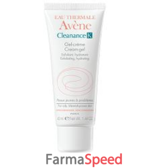 eau thermale avene cleanance k gel crema 40 ml