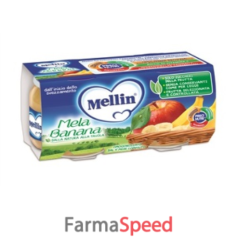 mellin omogeneizzato mela banana 100 g 2 pezzi