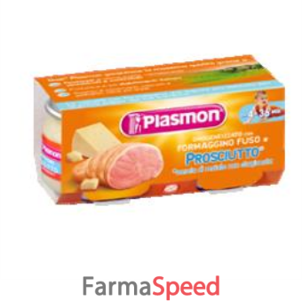 plasmon omogeneizzato formaggio/prosciutto 80 g x 2 pezzi