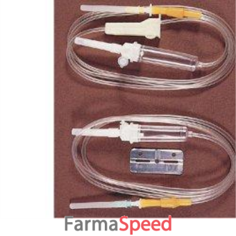 deflussore per flebo con ago gauge20 con roller