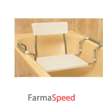 sedile allungabile per vasca in plastica regolabile senza schienale