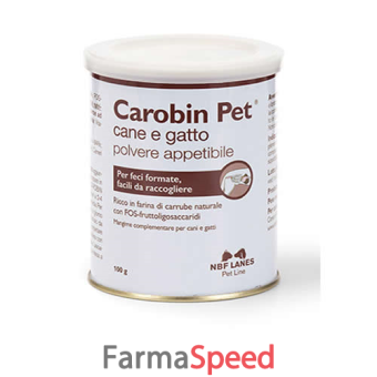 carobin pet polvere 100 g