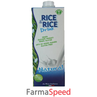 rice&rice bevanda di riso al naturale 1 lt