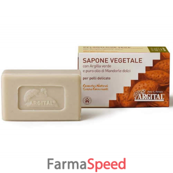 sapone vegetale all'argilla verde e mandorle dolci 100 g
