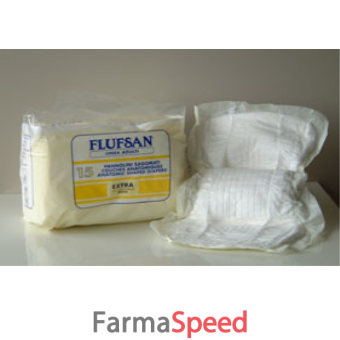 flufsan pannolone sagomato per incontinenza moderata extra 15 pezzi