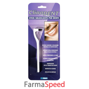 clinodent stick sbiancante denti 1 pezzo