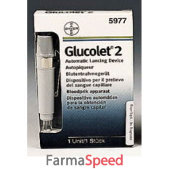dispositivo pungidito test glicemia glucolet 2