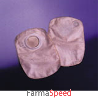 sacca colostomia a fondo chiuso opaca con filtro incorporato e rivestimento in tessuto consecura 70mm 30 pezzi
