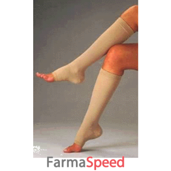 albert andre' articolo 800 ccl 2 gambaletto a-d terapeutico kk2 punta aperta lycra mm hg 30-40 colore beige taglia l-standard