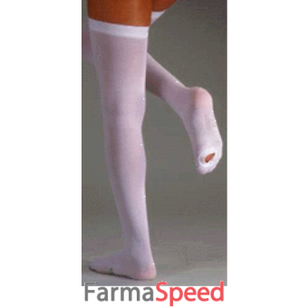 albert andre' articolo 700-s kk6 calza autoreggente a-g antitrombosi punta aperta lycra mm hg 18-24 colore bianco taglia s-standard