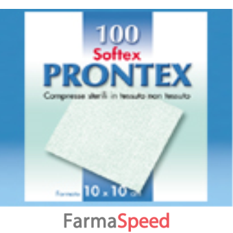 garza in tessuto non tessuto prontex soft 10x10cm 100 pezzi