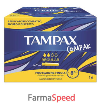 tampax compak regular 16 pezzi