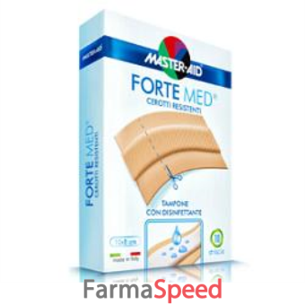 cerotto master-aid forte med in striscia a taglio 10x8 10 pezzi