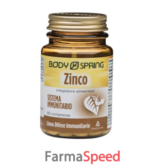 body spring zinco 60 compresse