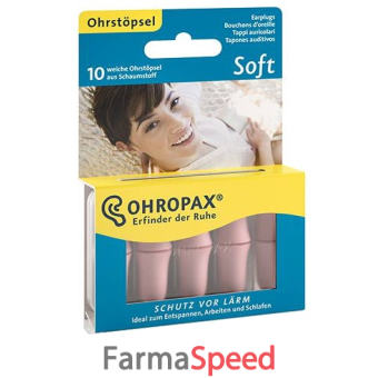 ohropax soft tappo auricolare 10 pezzi