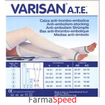 varisan ate 18 mmhg monocollant sinistro punta aperta colore bianco misura 5 1 pezzo