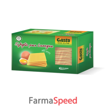 giusto senza glutine sfoglie lasagne 250g