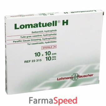 lomatuell h garza paraffinata 10x10cm 10 pezzi