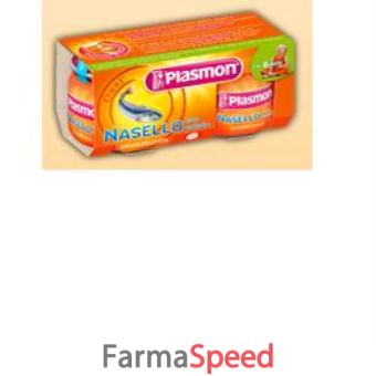 plasmon omogeneizzato nasello patate 80 g x 2 pezzi