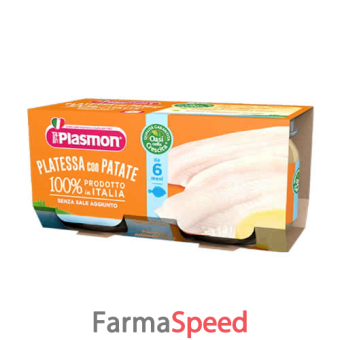 plasmon omogeneizzato platessa con patate 2 x 80 g